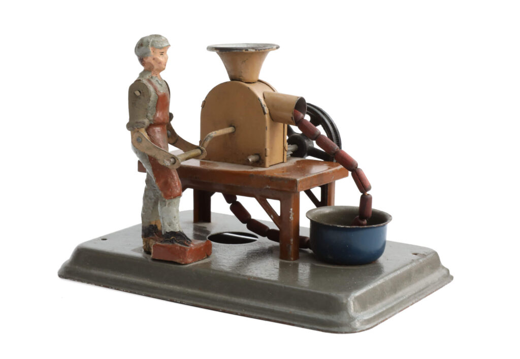 antriebsmodell-fleischer-mit-wurstmaschine