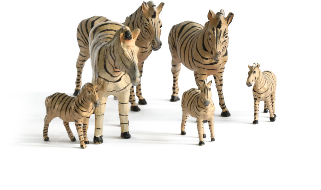 Lineol,-Zoo-Tiere,-Zebra-Gruppe,-BPM-(10)
